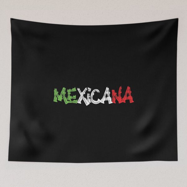 Item preview, Brush Lettering Mexicana T Shirt designed and sold by Mexikawaii.