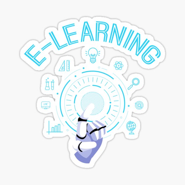 Funny E-Learning Teacher | Gift | Sticker