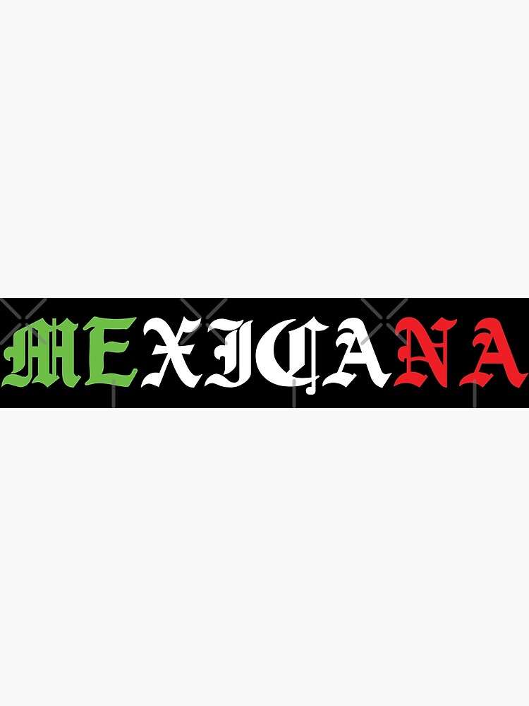 Old English Letters Mexicana T Shirt | Poster