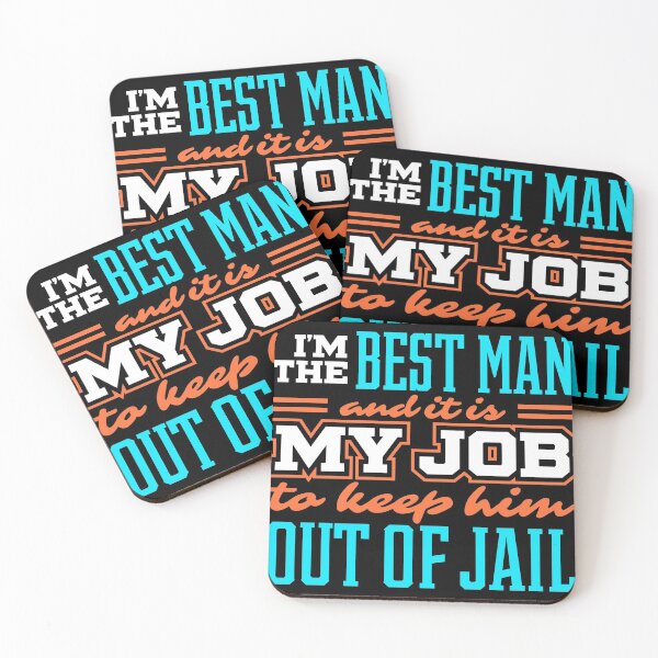 Item preview, Best Man design, Bachelor Party design, Funny Best Man gift print designed and sold by Lisbob.
