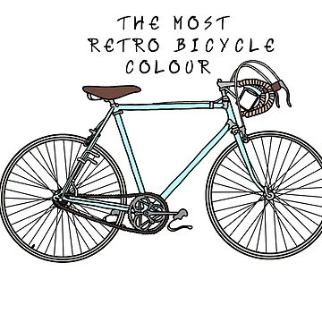 Vorschaubild zum Design Retro Celeste Rennrad von RabeDesigns