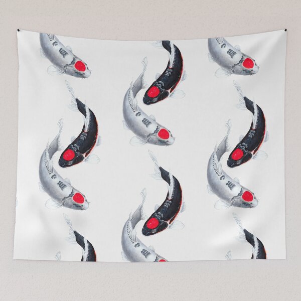 Item preview, Yin Yang Koi Fish Tancho designed and sold by Koiartsandus.