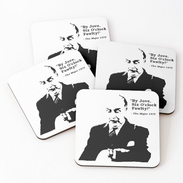 Item preview, Fawlty Towers "By Jove, Six O'clock Fawlty!" designed and sold by Tom Newberry.