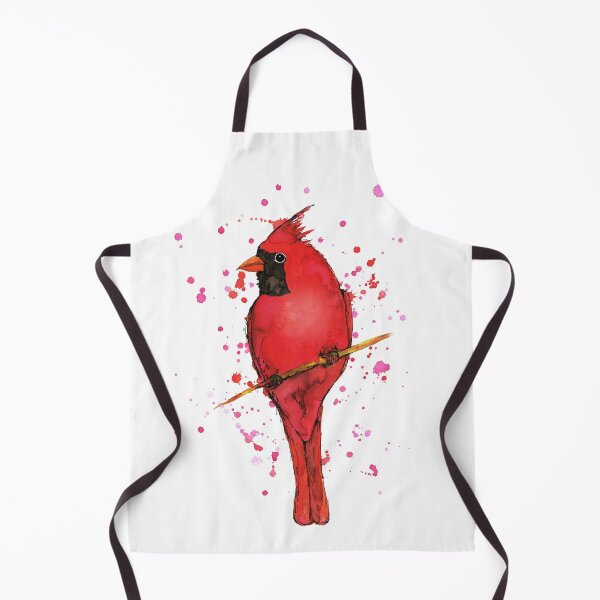 Item preview, A Northern cardinal bird watercolor designed and sold by Bwiselizzy.