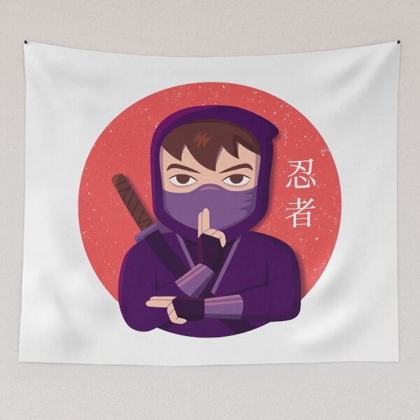 Item preview, Purple Ninja Ninjutsu designed and sold by rustydoodle.