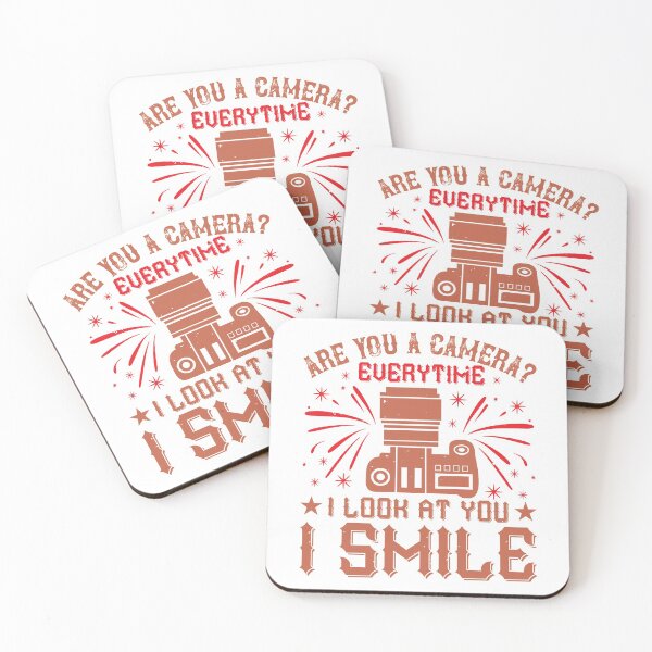 Item preview, Are You A Camera Everytime I Look At You I Smile  designed and sold by GoodVibeDesign.