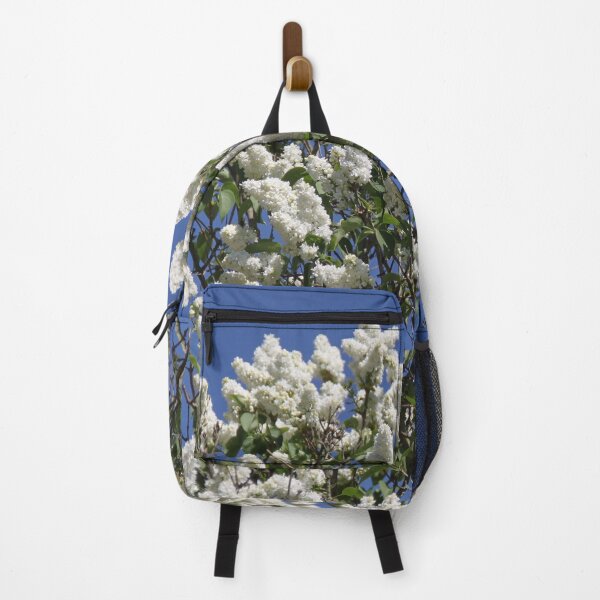 Item preview, Common lilac white flower blossom and blue sky designed and sold by EstelleRossetti.