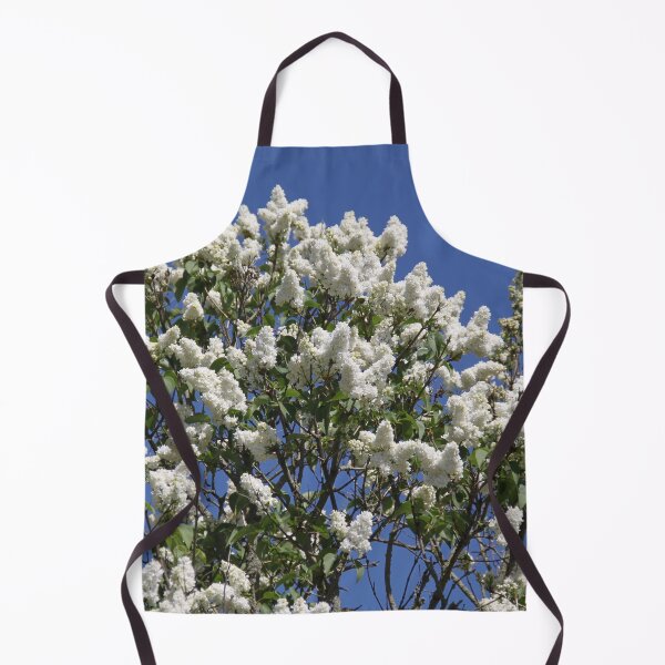 Item preview, Common lilac white flower blossom and blue sky designed and sold by EstelleRossetti.