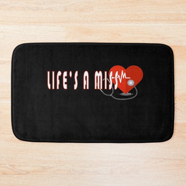 Item preview, life's a miss with heart designed and sold by diab diab.