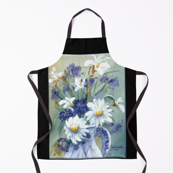 Item preview, Blue Cornflowers And Daisies designed and sold by lindahineart.