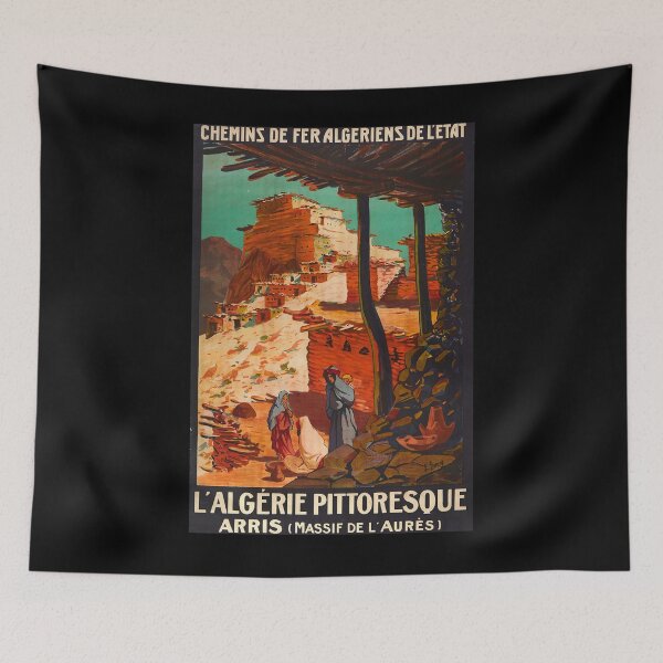 Item preview, Algerie Pittoresque Arris vintage travel poster designed and sold by stickart-marek.