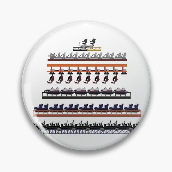 Item preview, Walibi Holland Coaster Trains Design designed and sold by CoasterMerch.