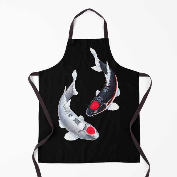Item preview, Koi Fish Tancho Black White designed and sold by Koiartsandus.