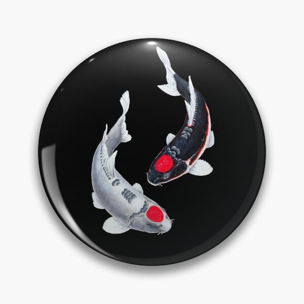Item preview, Koi Fish Tancho Black White designed and sold by Koiartsandus.
