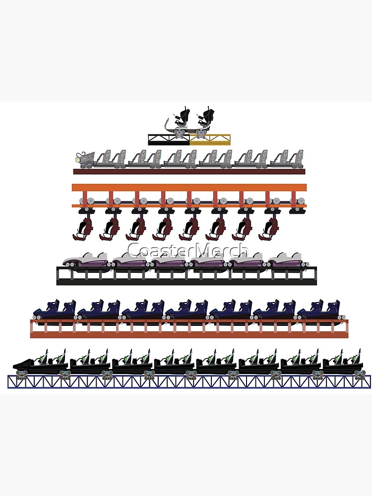 Walibi Holland Coaster Trains Design by CoasterMerch