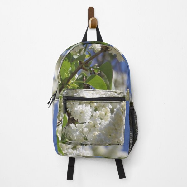 Item preview, Common lilac white flower blossom and blue sky	 designed and sold by EstelleRossetti.