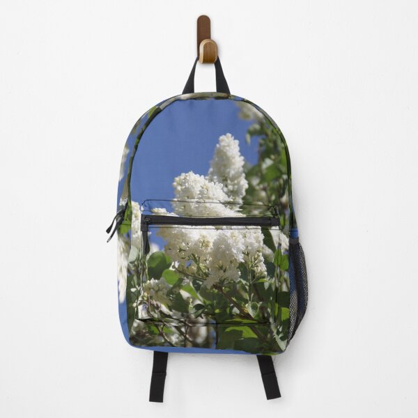Item preview, Common lilac white flower blossom and blue sky	 designed and sold by EstelleRossetti.