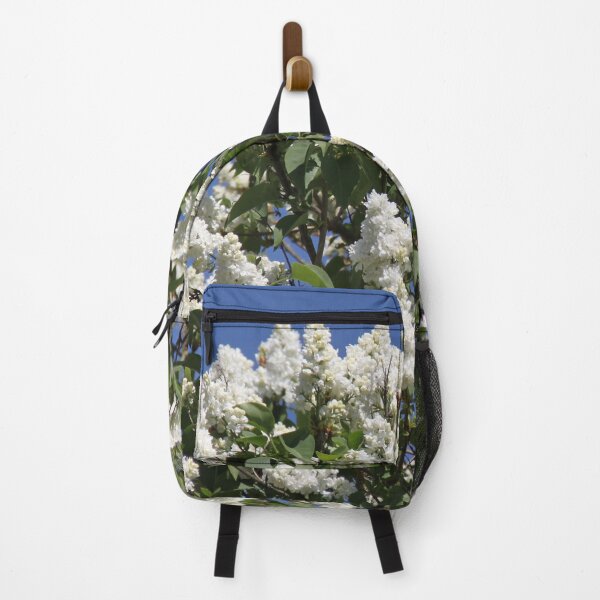 Item preview, Common lilac white flower blossom and blue sky designed and sold by EstelleRossetti.