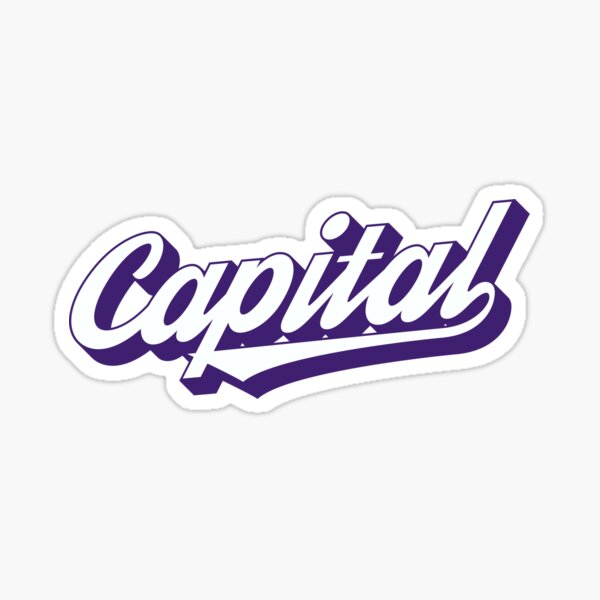 Capital Sticker