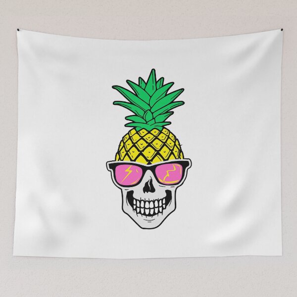 Item preview, Smiling Skull Pineapple With Sunglasses designed and sold by Gramsta.