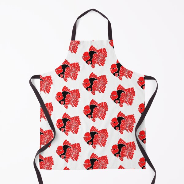 Item preview, Oranda Red and Black Goldfish Logo 20 F designed and sold by Nosnah.