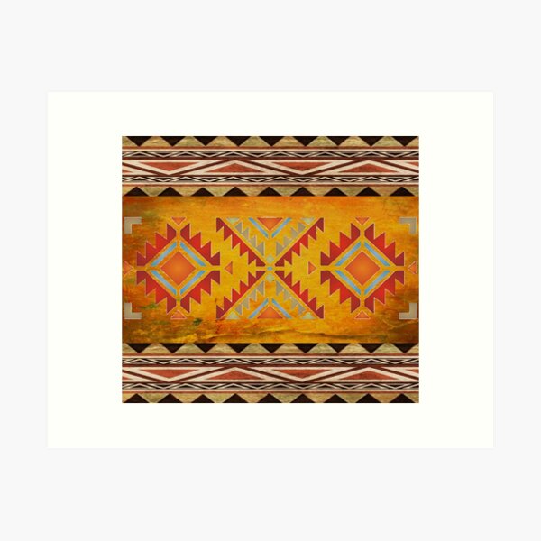 Aperçu de l'œuvre Motif aztèque Navajo créée et vendue par Istrien321.