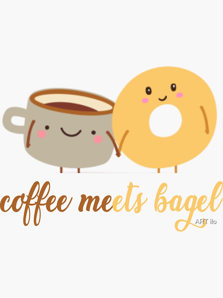 "coffee meets bagel net worth" Sticker for Sale by Mark1Nano Redbubble