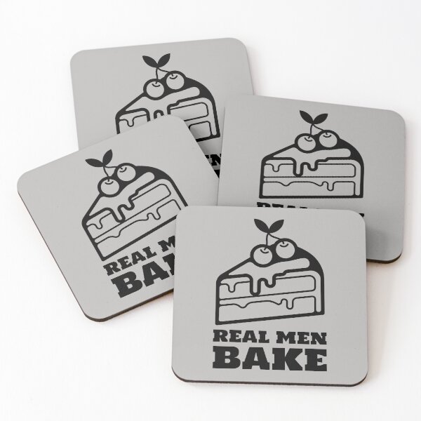 Item preview, Real Men Bake Cherry Cake Black designed and sold by javes93.