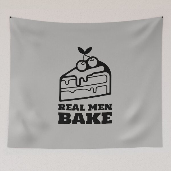 Item preview, Real Men Bake Cherry Cake Black designed and sold by javes93.