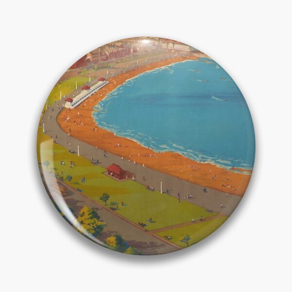 Item preview, Largs Ayshire vintage travel poster designed and sold by stickart-marek.