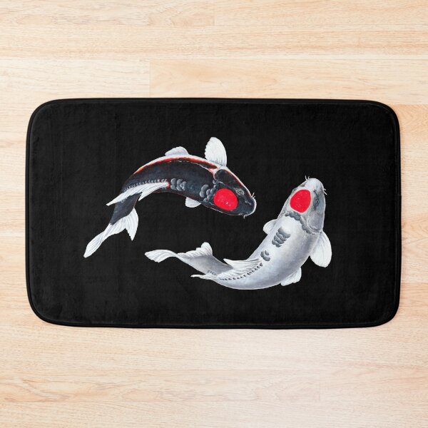 Item preview, Koi Fish Tancho Black White designed and sold by Koiartsandus.