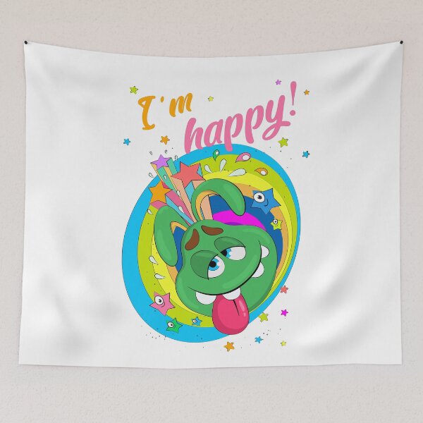 Item preview, Funny smiling monster designed and sold by AndreyKENO.