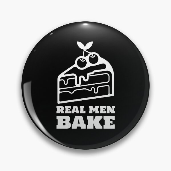 Item preview, Real Men Bake Cherry Cake White designed and sold by javes93.