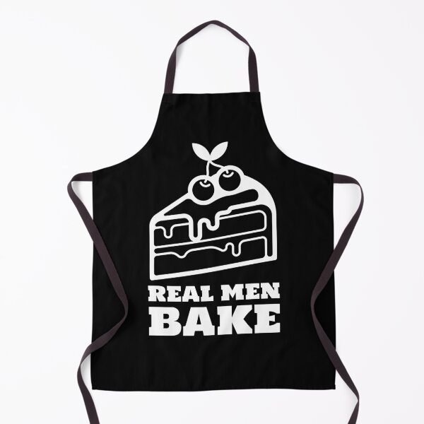 Item preview, Real Men Bake Cherry Cake White designed and sold by javes93.