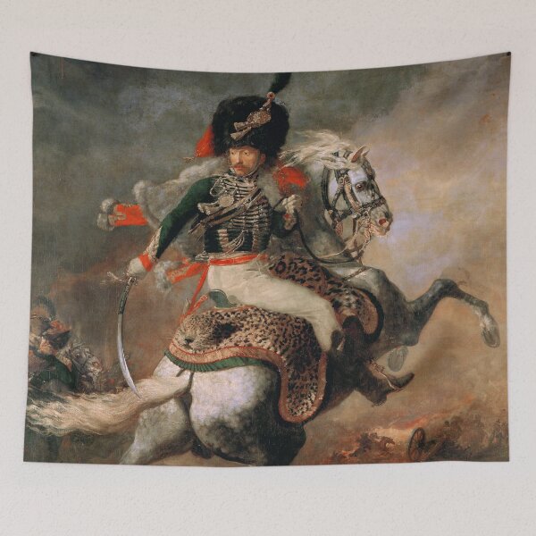 Item preview, Wounded Cuirassier Leaving the Field of Battle - Théodore Géricault designed and sold by themasters.