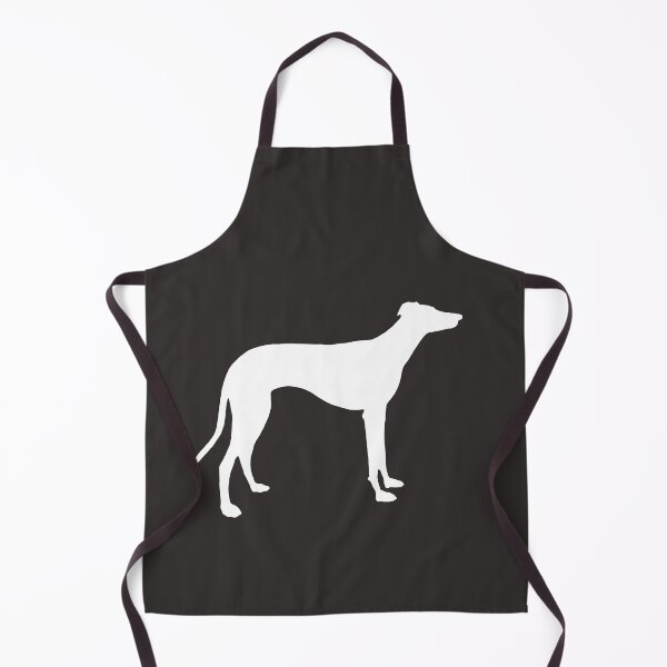 Item preview, Greyhound silhouette white designed and sold by houndpixnz.