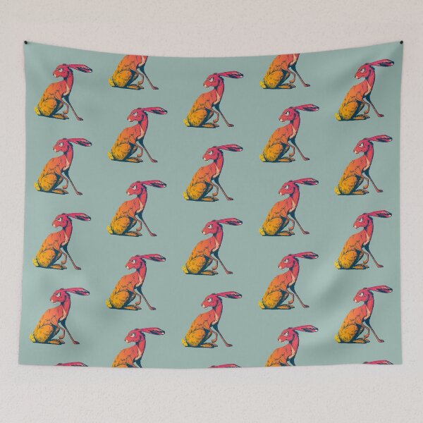 Item preview, Wild rabbit designed and sold by nadine-colin.
