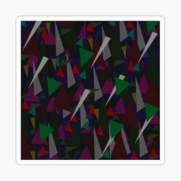 Triangle Pattern Sticker