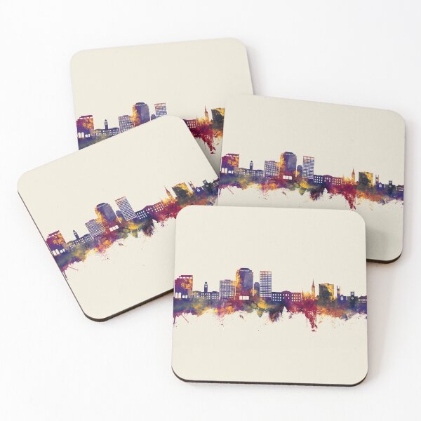 Item preview, Colorado Springs Colorado Skyline designed and sold by ArtPrints.