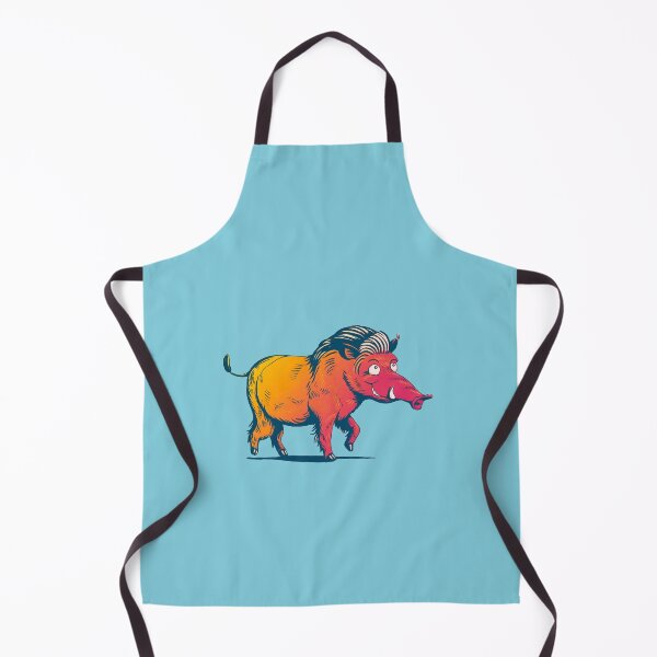 Item preview, Happy wild boar colored designed and sold by nadine-colin.