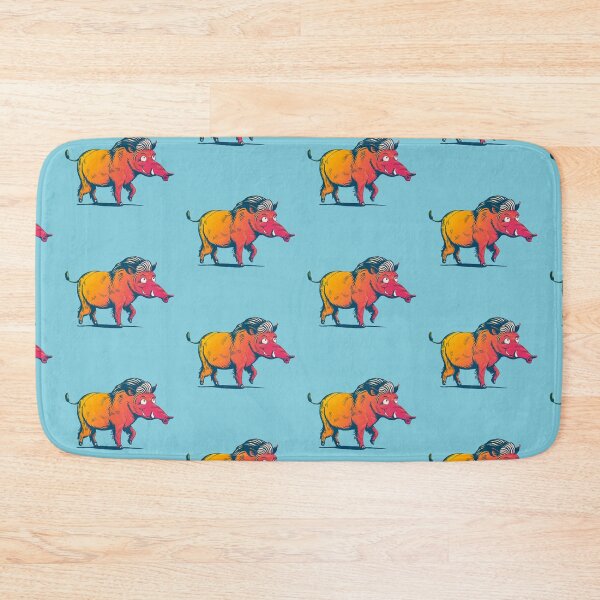 Item preview, Happy wild boar colored designed and sold by nadine-colin.