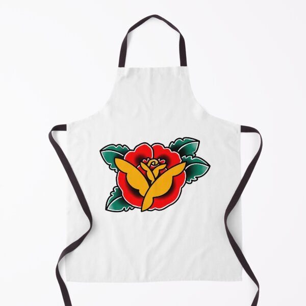 Item preview, Traditional old-school tattoo rose designed and sold by VacantEyes.