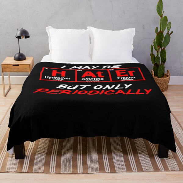 Item preview, I may be HATER but only periodically red colored angry design designed and sold by patriotazx.