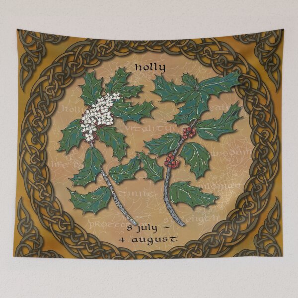 Item preview, Celtic Tree Calendar - Holly designed and sold by lottibrown.