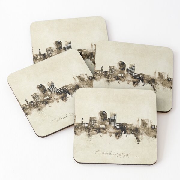 Item preview, Colorado Springs Colorado Skyline designed and sold by ArtPrints.