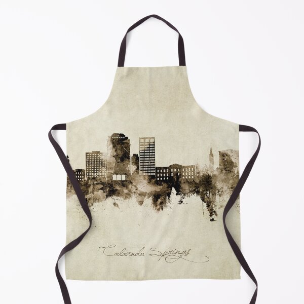 Artikelvorschau, Colorado Springs Colorado Skyline entworfen und verkauft von ArtPrints.
