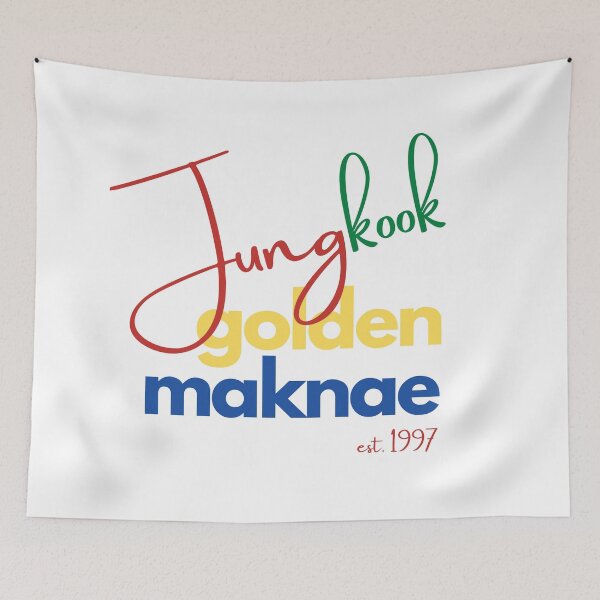 Item preview, BTS Jungkook Golden Maknae Bias Design Rainbow designed and sold by haikustore.