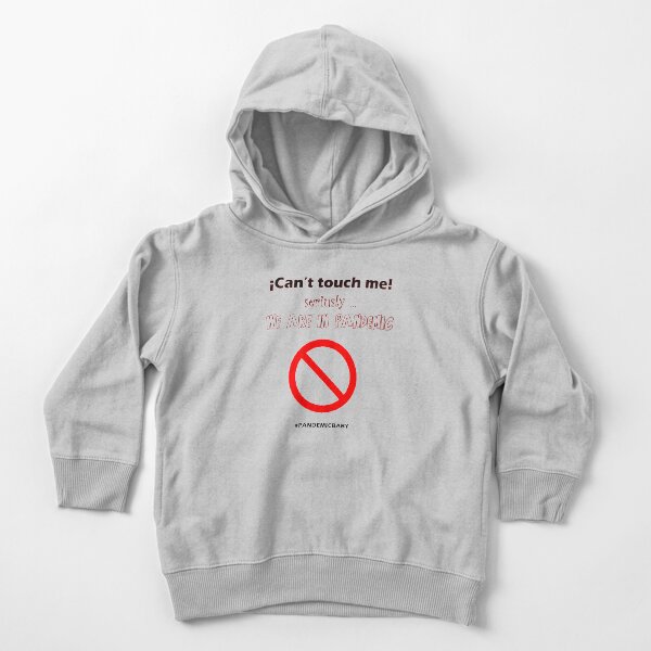 No puedo tocar esto Sudadera con capucha para bebé