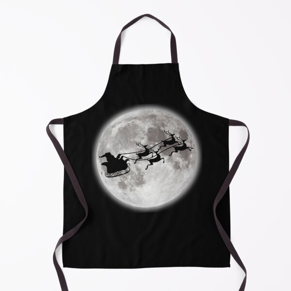 Item preview, Santa Flying over the Moon designed and sold by Fives55.