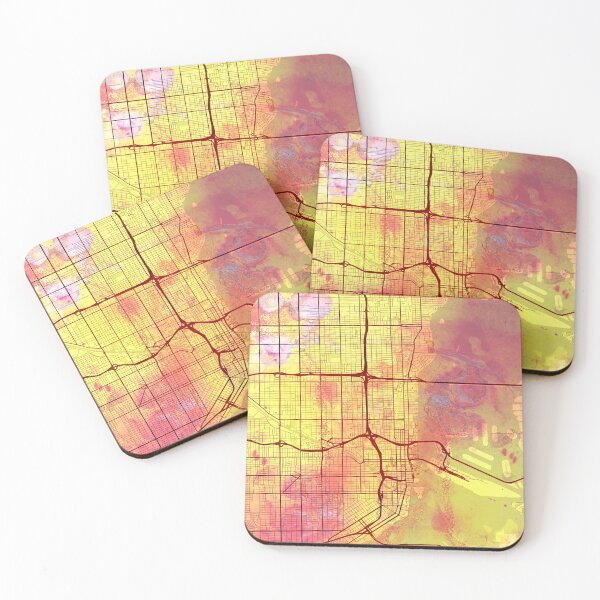 Item preview,  Miami Florida Street Map Magma Explosion designed and sold by IvonDesign.